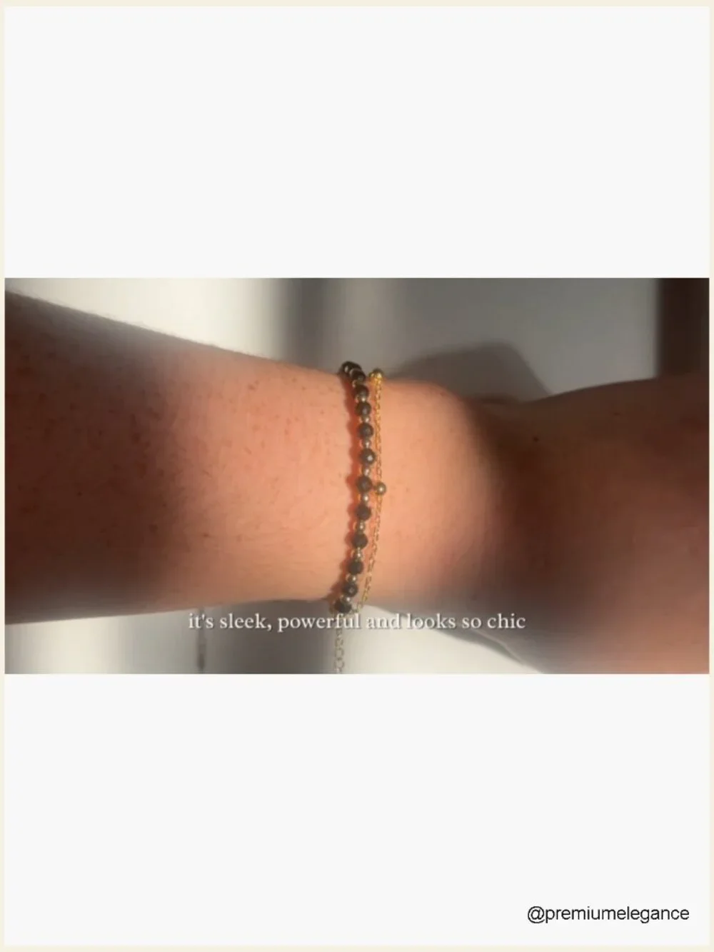4mm Natural Stone Beaded Bracelets Handmade Crystal Link Bracelet